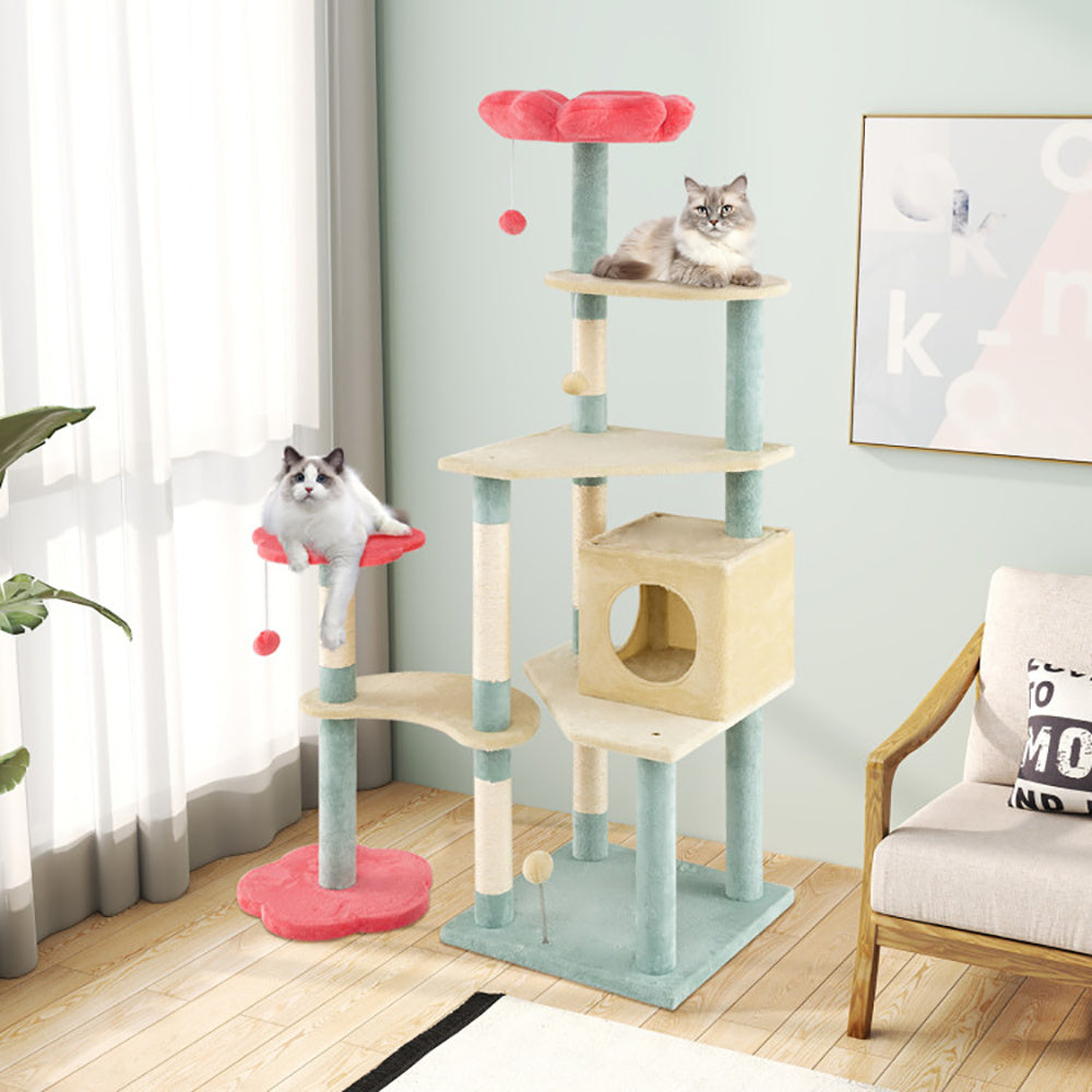 Arbre à chat floral