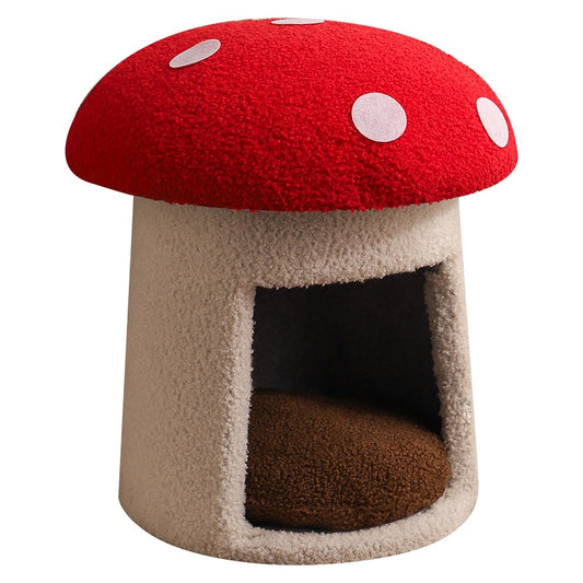 Lit pour Chat Champignon
