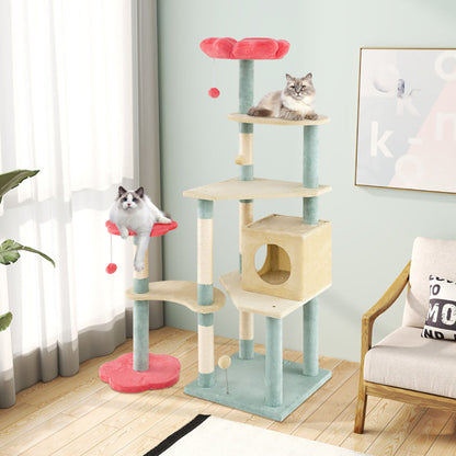 Arbre à chat floral