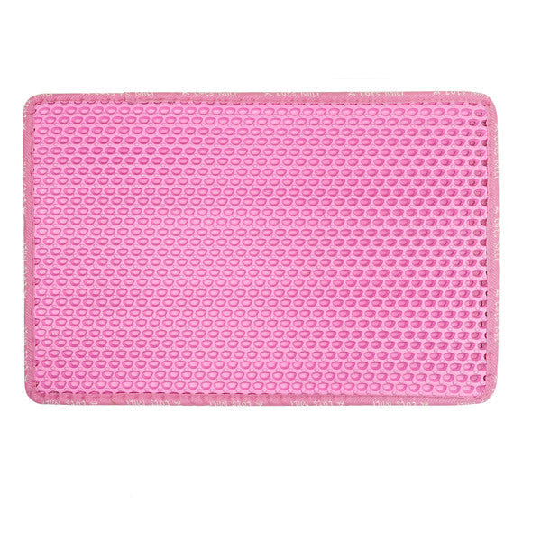 Tapis double couche pour litière