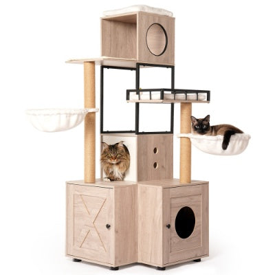 Arbre à chat multifonctionnel