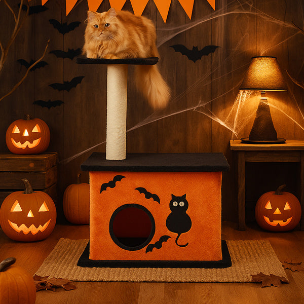 Arbre à chat Halloween