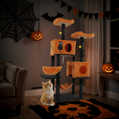 Arbre à Chat Halloween Cozy