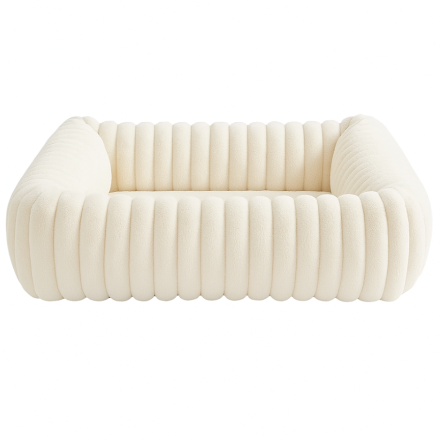 Panier en peluche
