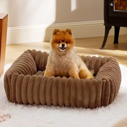 Panier en peluche
