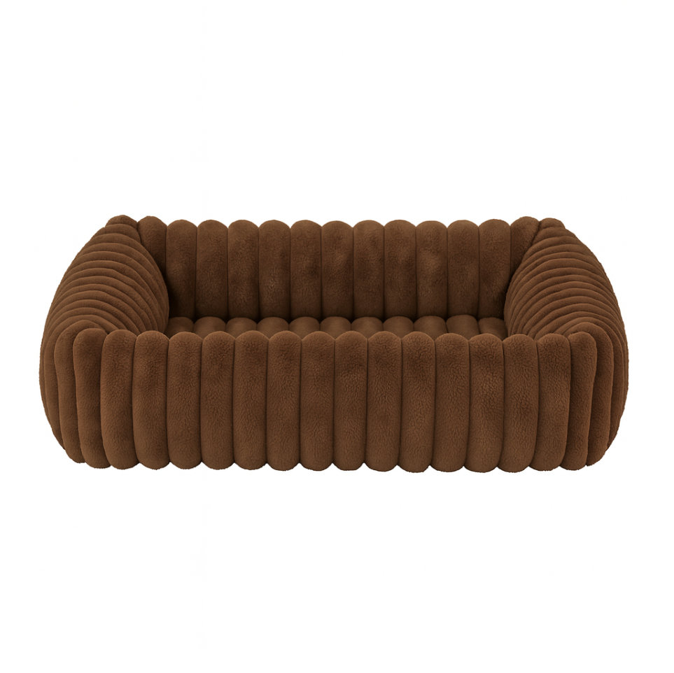 Panier en peluche