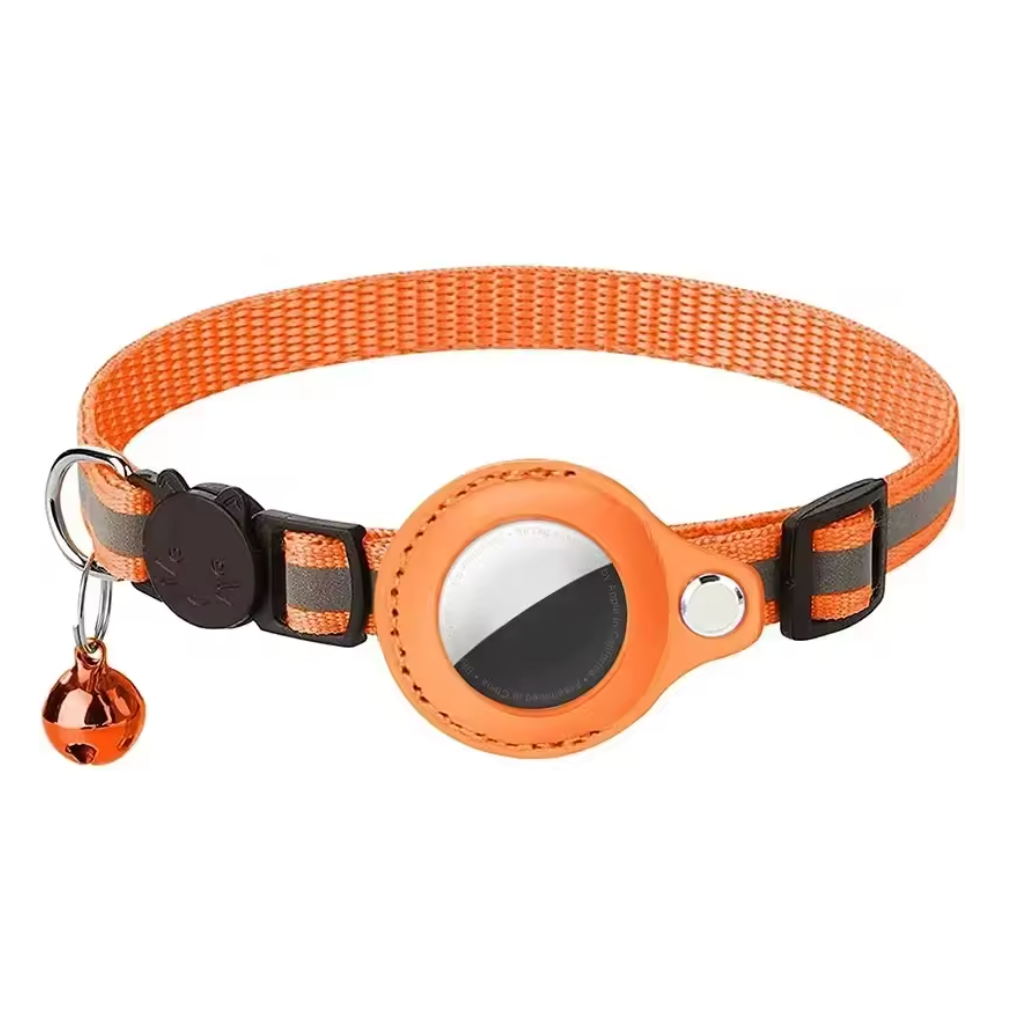 Collier réfléchissant avec support pour traceur