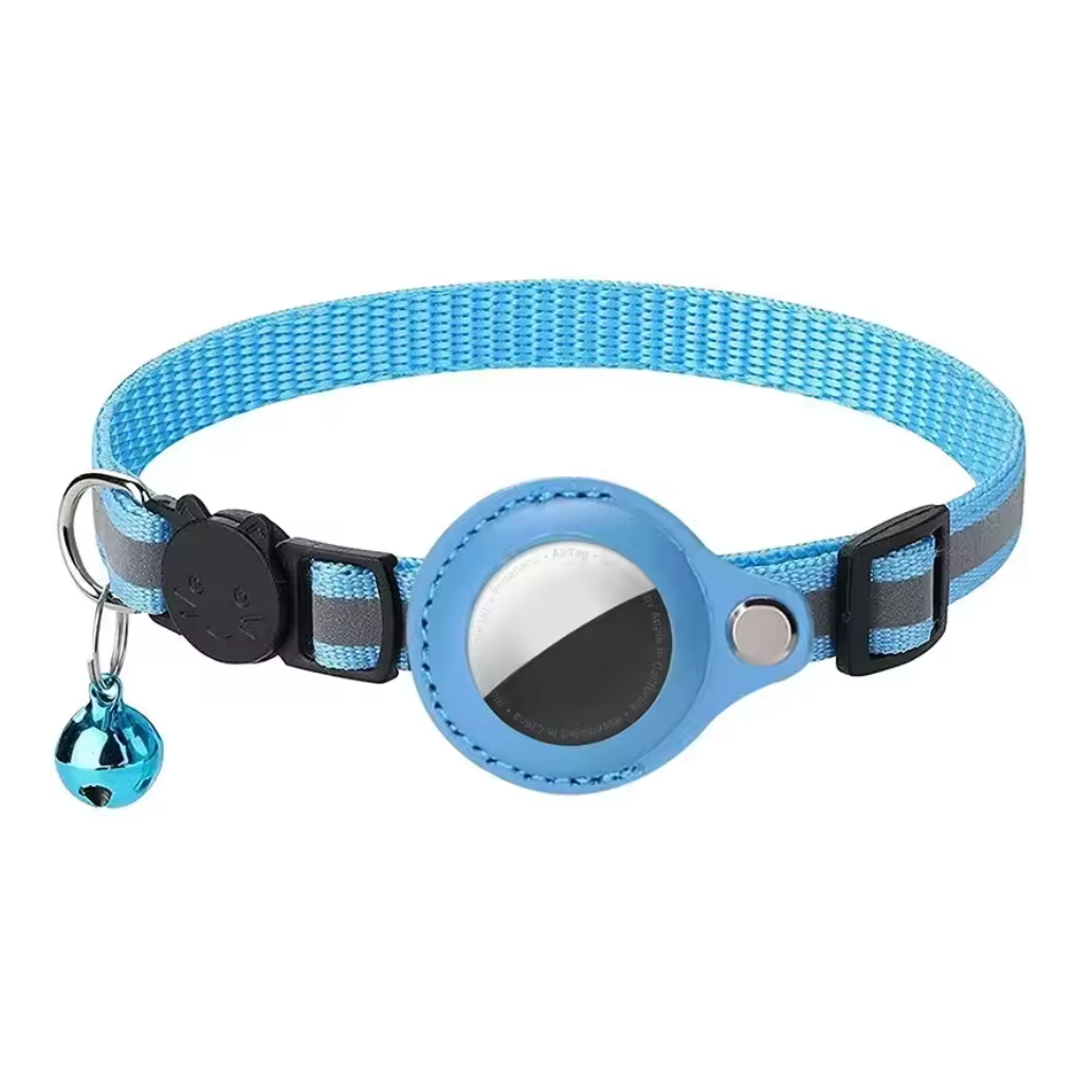 Collier réfléchissant avec support pour traceur