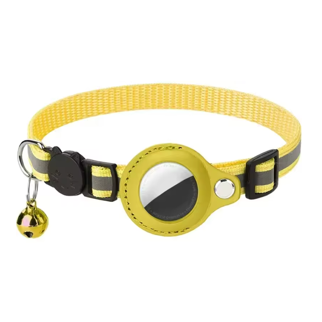 Collier réfléchissant avec support pour traceur