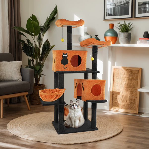Arbre à Chat Halloween Cozy