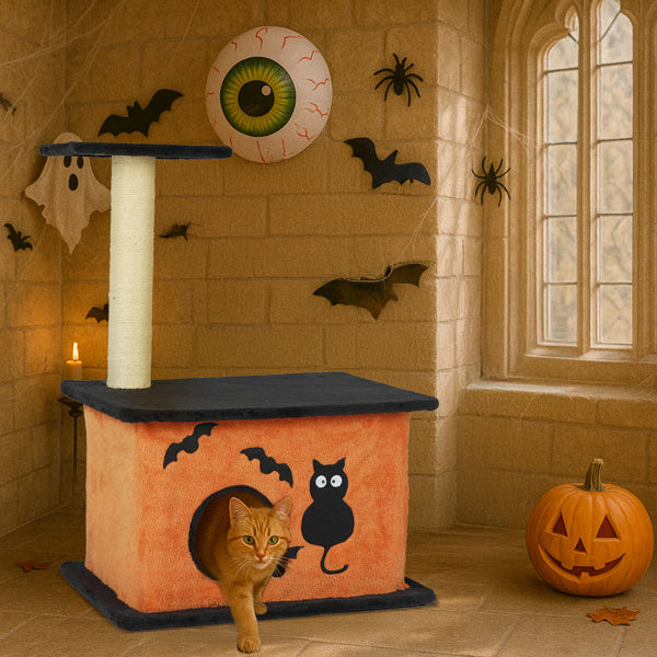 Arbre à chat Halloween